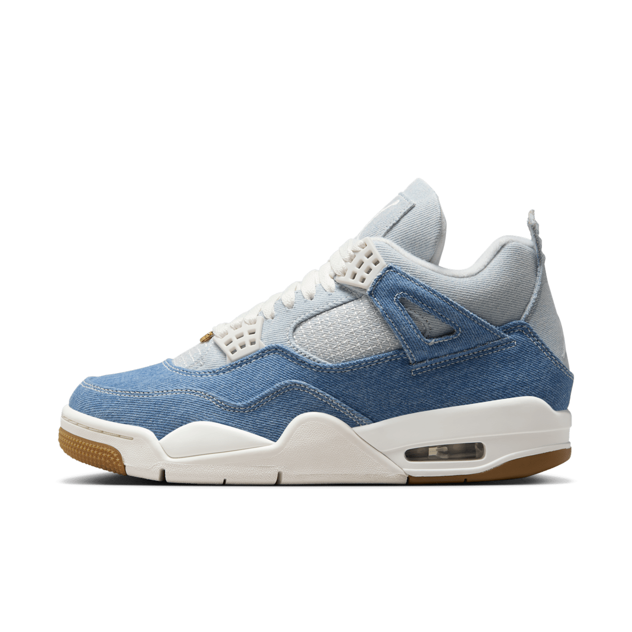 Nike - Giày thời trang thể thao Nữ Women's Air Jordan 4 Worn Blue