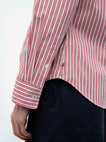 Tommy Hilfiger - Áo Sơ Mi Nữ Pink Summer Poplin Regular Shirt - 2