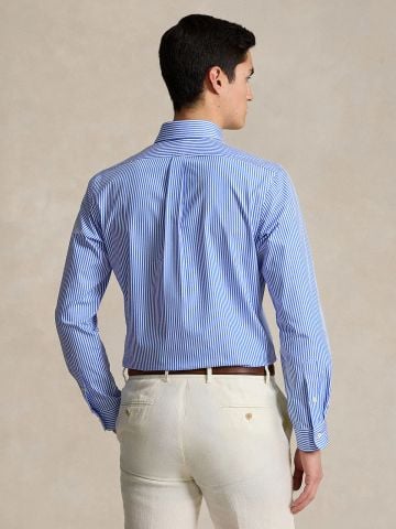 Ralph Lauren - Áo Sơ Mi Nam Tay Dài Custom Fit Striped Stretch Poplin Shirt