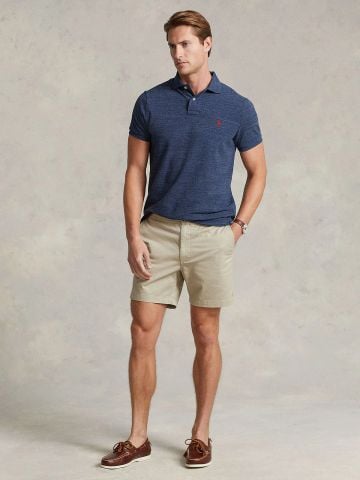 Ralph Lauren - Áo Thun Có Cổ Nam Slim Fit Mesh Polo Shirt
