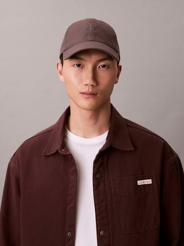 Calvin Klein - Nón nam Burnout Emblem Logo Denim Cap - 4