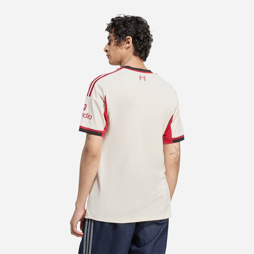 adidas - Áo thun đá banh Nam Men's Adidas Liverpool Authentic Football Jersey - Beige