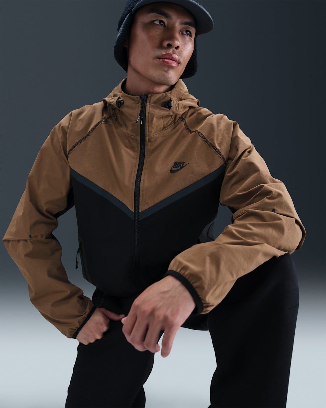 Nike - Áo khoác gió thể thao Nam Tech Windrunner Men's Woven Full-Zip Jacket