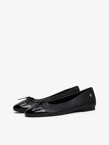 Tommy Hilfiger - Giày búp bê nữ Leather Patent Toe Cap Ballerinas - 2