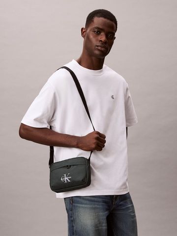 Calvin Klein - Túi đeo chéo nam Bold Logo Nylon Camera Bag