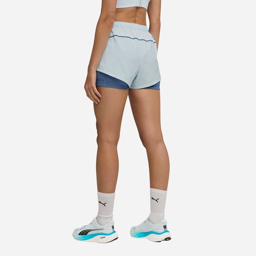 Puma - Quần ngắn chạy bộ nữ Run Velocity 2In1 3