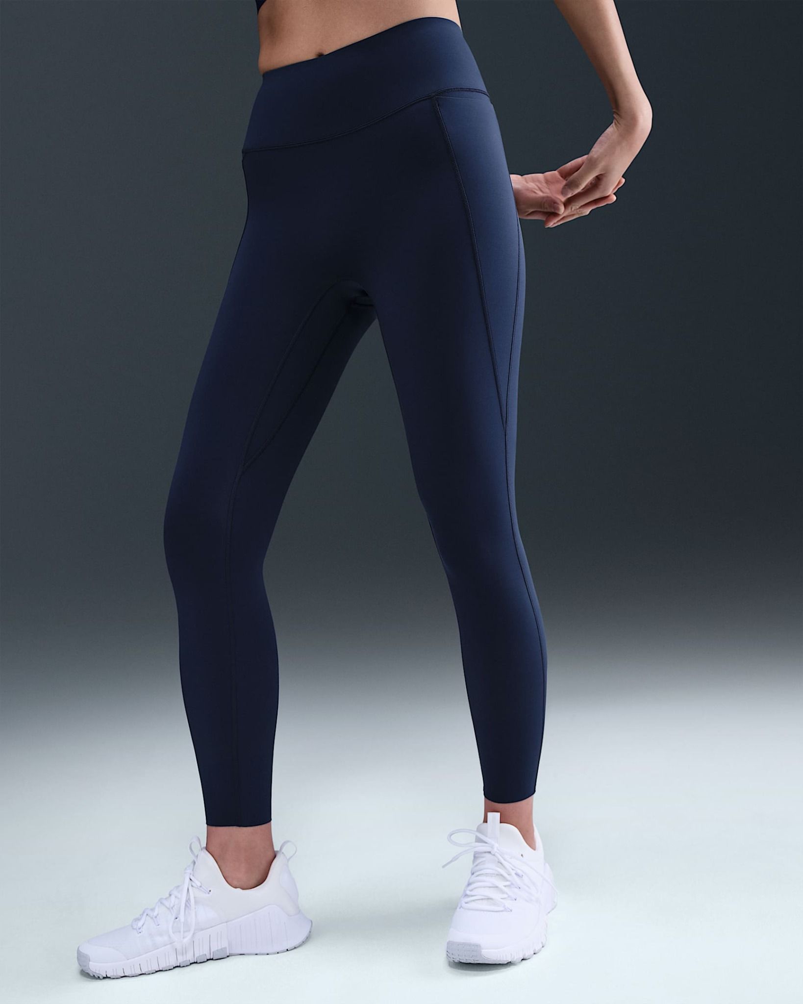 Nike - Quần dài thể thao ống bó Nữ Universa Women's High-Waisted 7/8 Leggings with No Front Seam