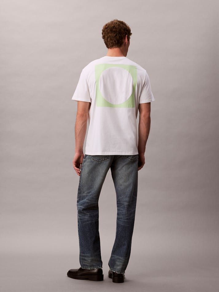 Calvin Klein - Áo thun thời trang nam Circle Graphic Relaxed T-Shirt