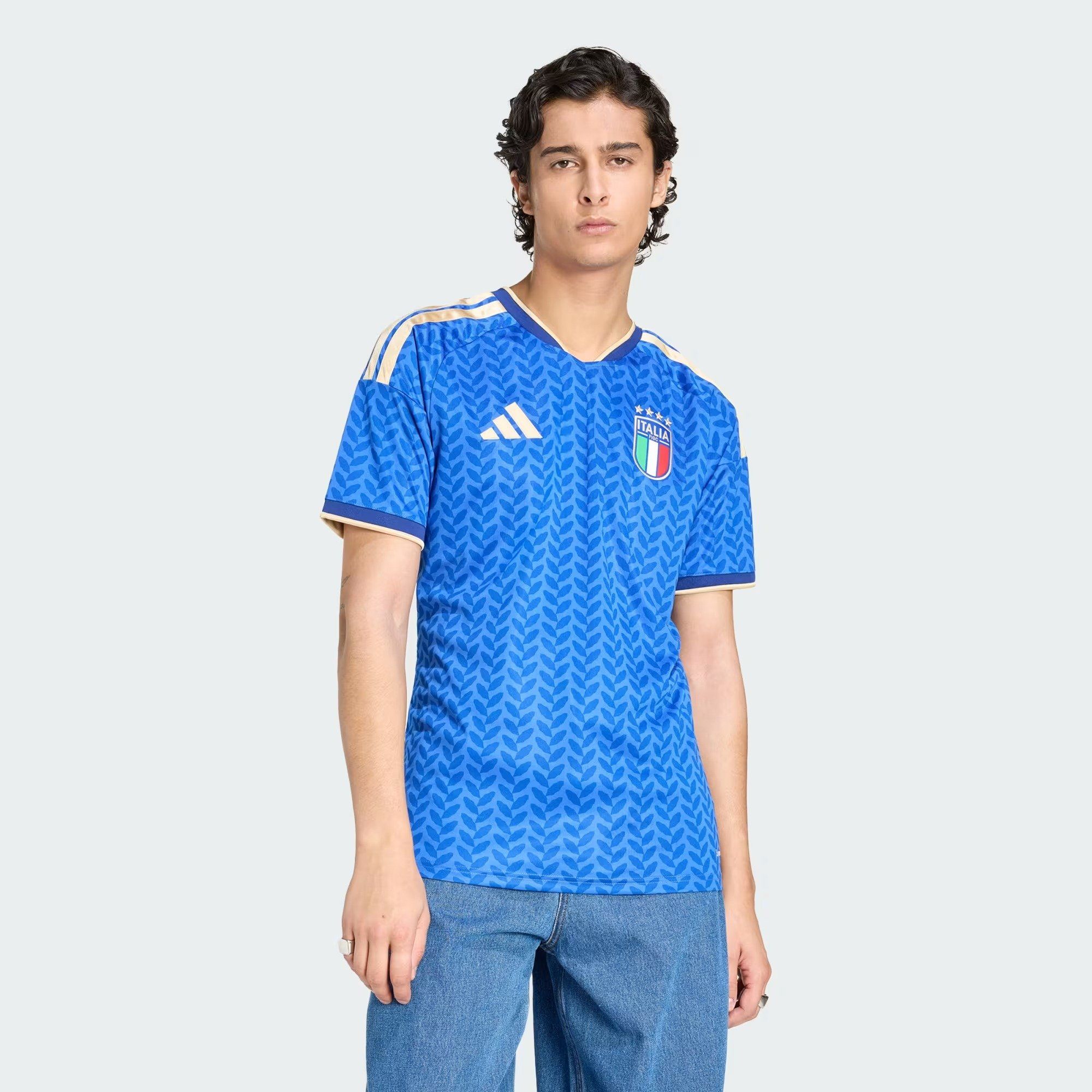 Adidas - Áo Tay Ngắn Thể Thao Nam Men Jersey Football FIGC Home Jersey