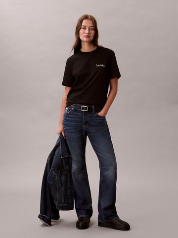 Calvin Klein - Áo Thun Tay Ngắn Nữ Script Logo Graphic Classic T-Shirt