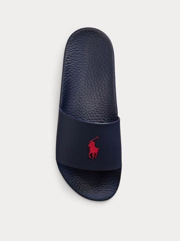 Ralph Lauren - Dép Quai Ngang Nam Polo Signature Pony Slide Eva