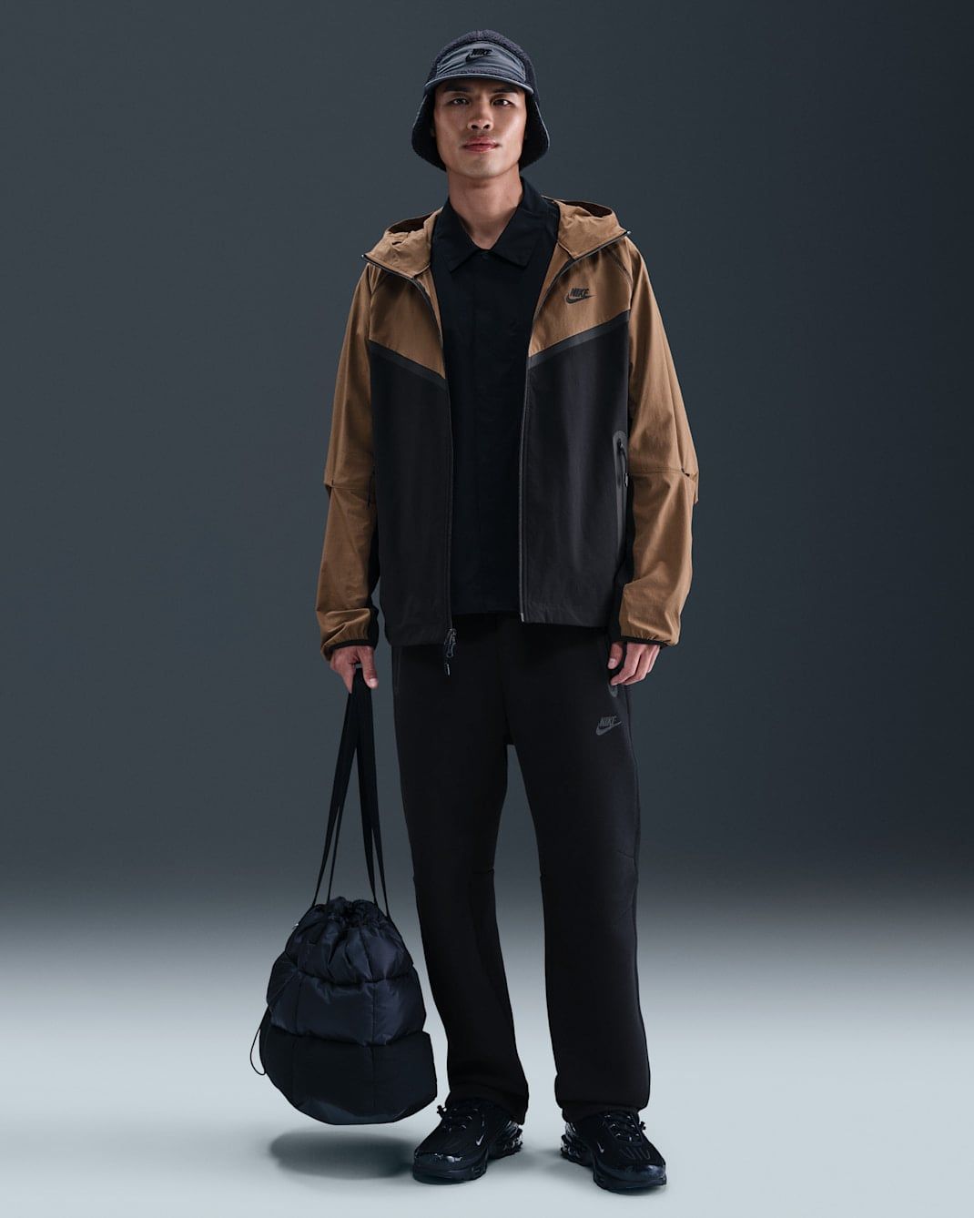 Nike - Áo khoác gió thể thao Nam Tech Windrunner Men's Woven Full-Zip Jacket