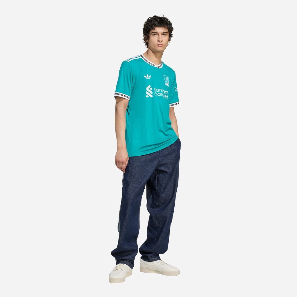 adidas - Áo thun đá banh Nam Men's Adidas Liverpool Fc 25/26 Third Football Jersey - Blue