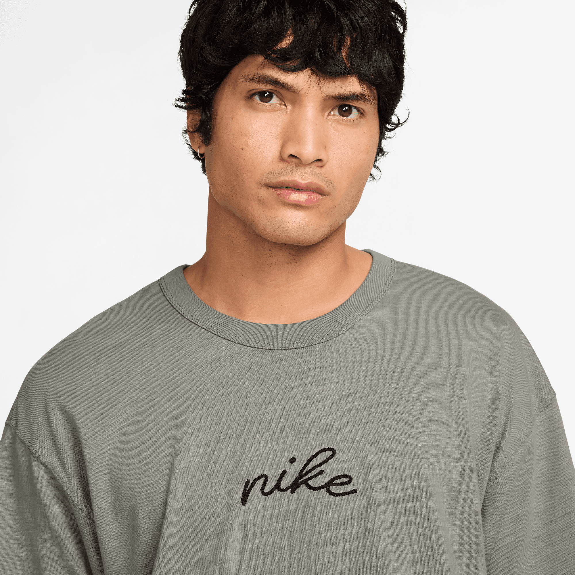 Nike - Áo phông tay ngắn thể thao Nam Nike Stitch Script T-Shirt Men Lifestyle