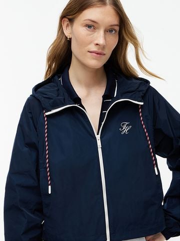 Tommy Hilfiger - Áo Khoác Nữ Logo Water Repellent Hooded Windbreaker