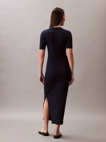 Calvin Klein - Đầm nữ Modal Stretch Rib Midi Dress - 3