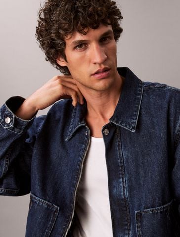 Calvin Klein - Áo khoác jeans nam Workwear Denim Jacket - 4