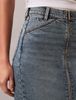 Calvin Klein - Váy jean nữ Front Zip Denim Skirt