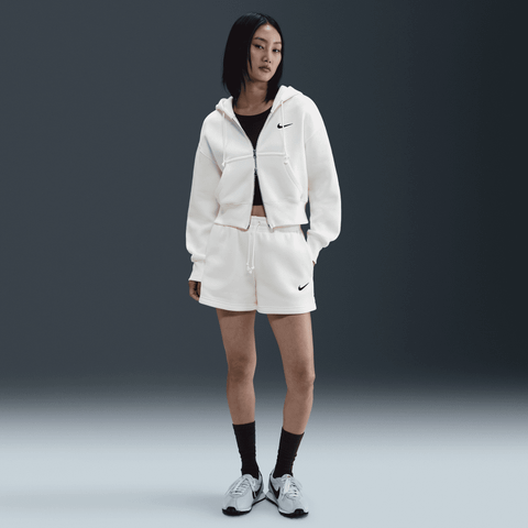 Nike - Quần ngắn thể thao Nữ Nike Sportswear Phoenix Fleece Women's Mid-Rise 4" Shorts - 3