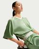 Nike - Áo Tay Ngắn Thể Thao Nữ Sportswear Women's Oversized Satin Top