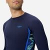 Speedo - Áo Rashguard Nam Long Sleeve Hyperboom Splice Rash Guard