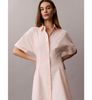 Calvin Klein - Đầm Sơ Mi Nữ Cotton Poplin Mini Shirt Dress