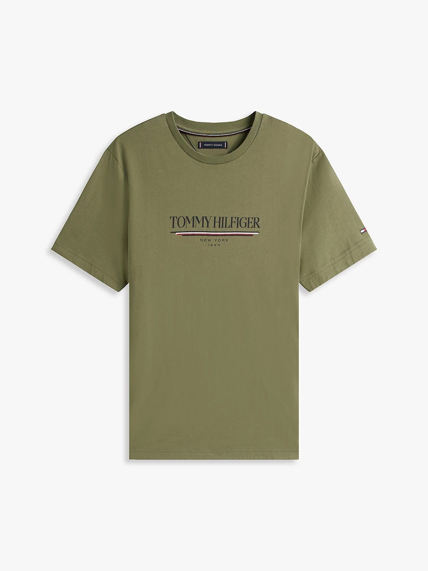Tommy Hilfiger - Áo thun tay ngắn nam Logo Crew Neck T-Shirt