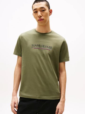 Tommy Hilfiger - Áo thun tay ngắn nam Logo Crew Neck T-Shirt
