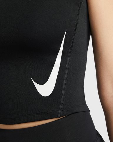 Nike - Áo Tay Ngắn Thể Thao Nữ Tempo Swoosh Women's Dri-FIT Short-Sleeve Running Top