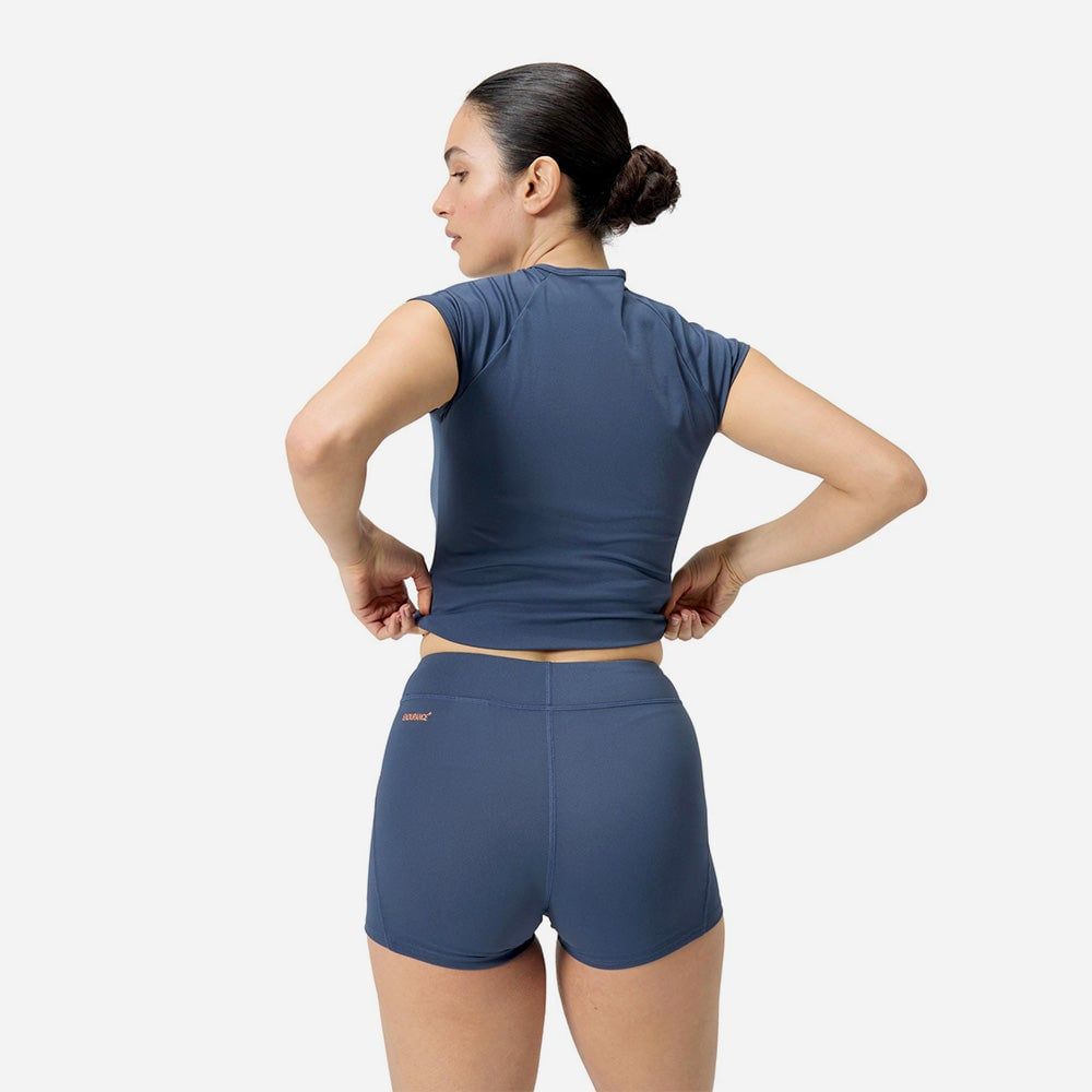 Speedo - Quần bơi chống nắng nữ Panel Printed Short Af Swimming