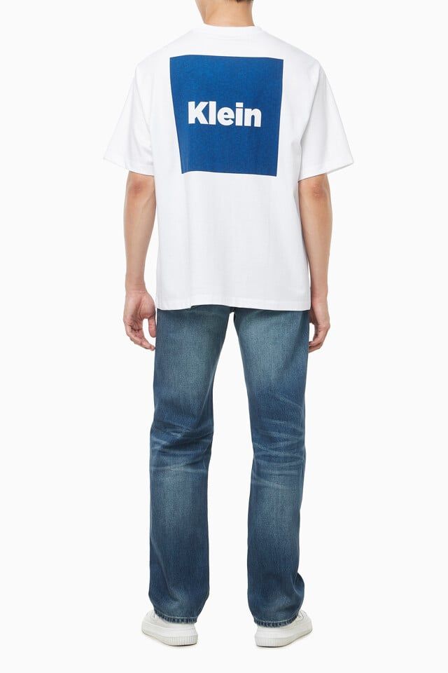 Calvin Klein - Áo thun thời trang nam Logo Box Graphic Relaxed T-Shirt