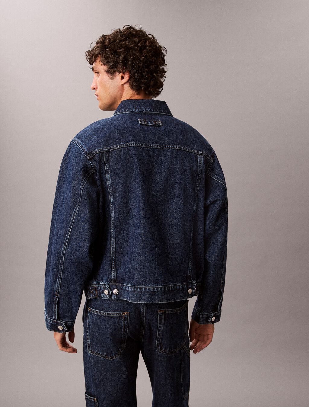 Calvin Klein - Áo khoác jeans nam Workwear Denim Jacket