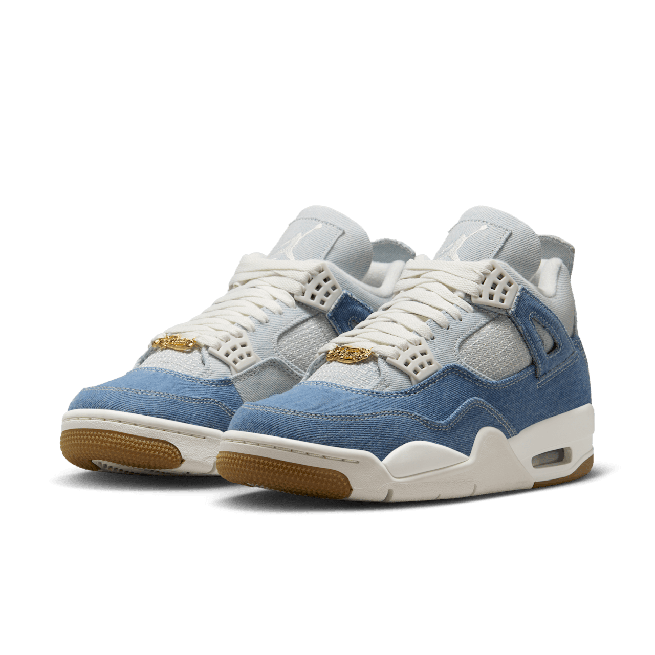 Nike - Giày thời trang thể thao Nữ Women's Air Jordan 4 Worn Blue