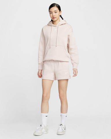 Nike - Quần nỉ ngắn thể thao Nữ Sportswear Phoenix Fleece Women's Mid-Rise 4