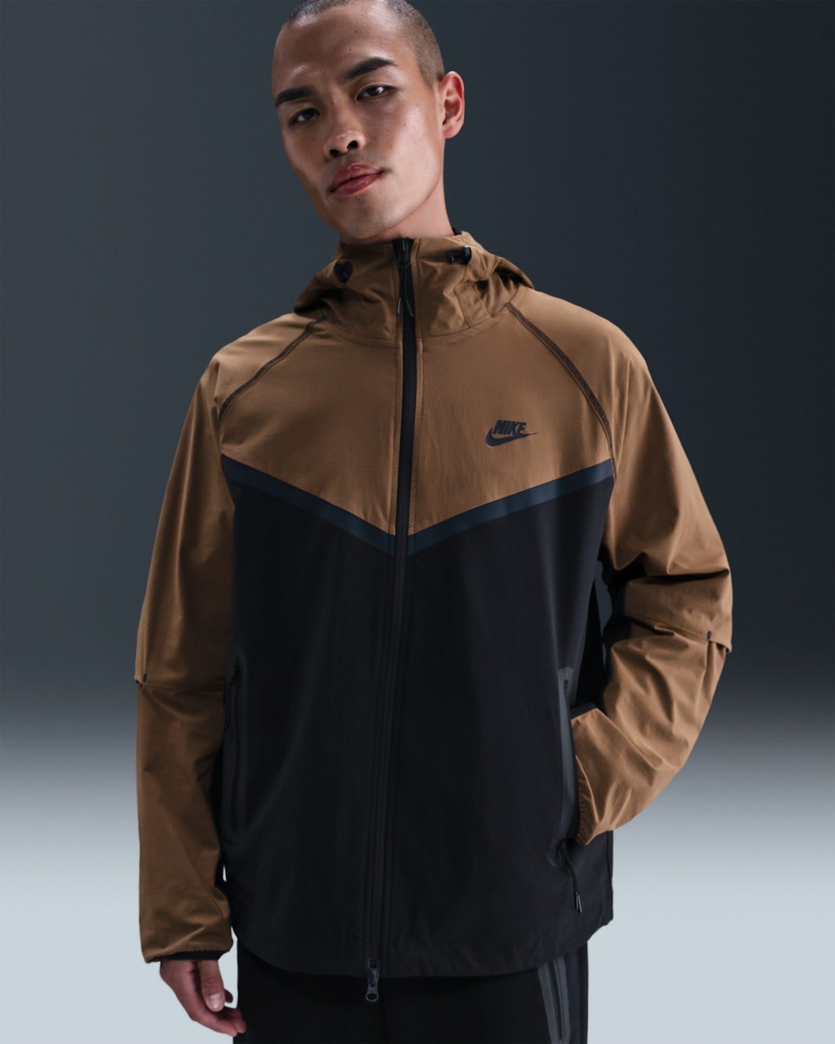 Nike - Áo khoác gió thể thao Nam Tech Windrunner Men's Woven Full-Zip Jacket