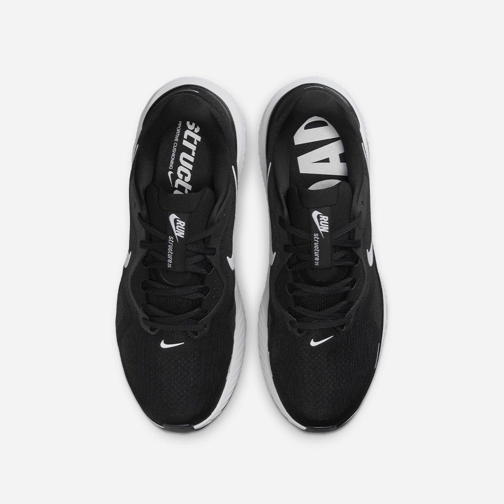 Nike - Giày chạy bộ Nam Men's Structure 26 Wide Running Shoes - Black