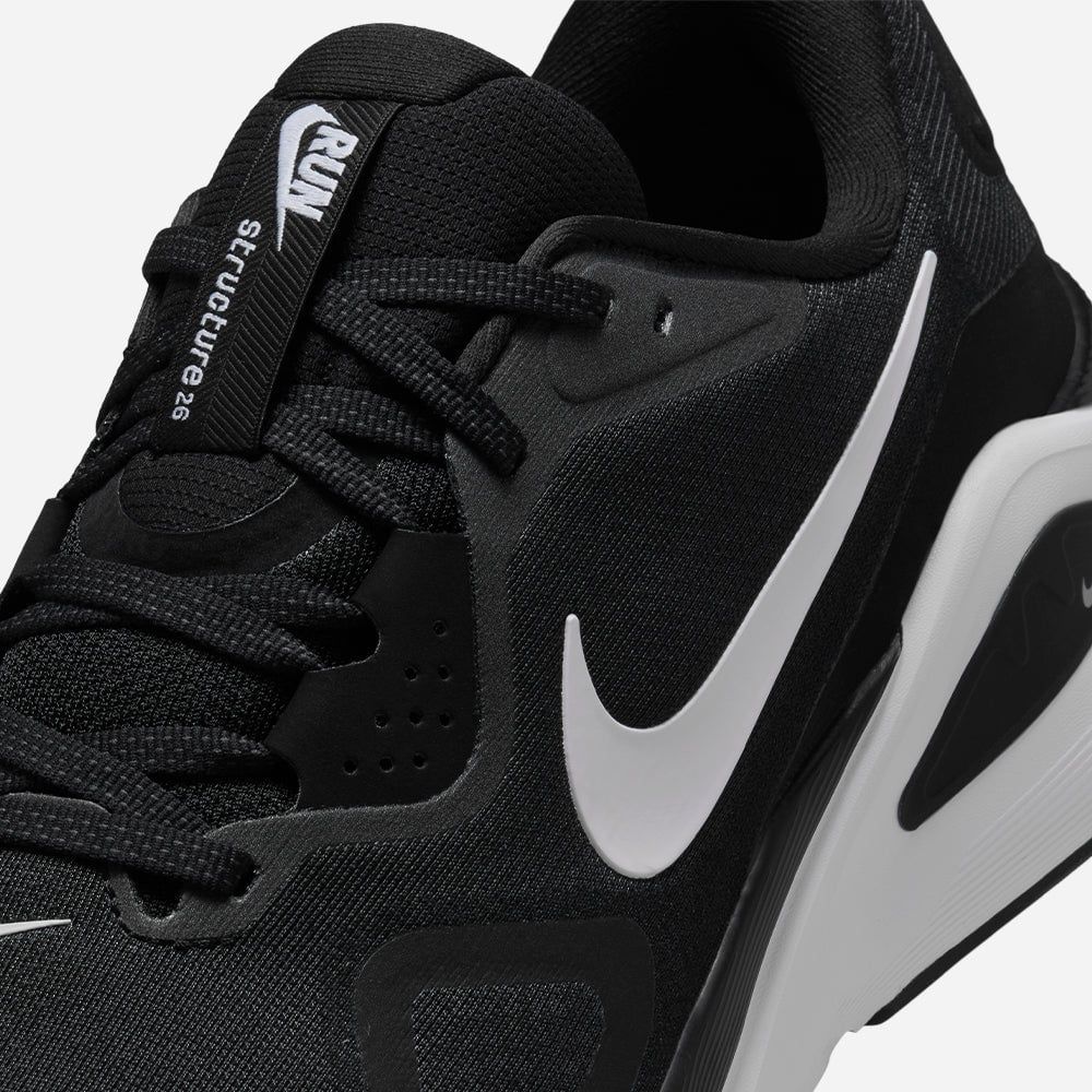 Nike - Giày chạy bộ Nam Men's Structure 26 Wide Running Shoes - Black