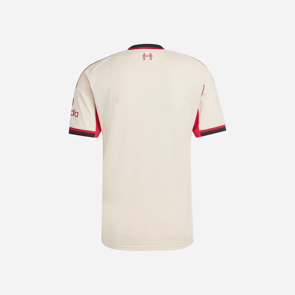 adidas - Áo thun đá banh Nam Men's Adidas Liverpool Authentic Football Jersey - Beige