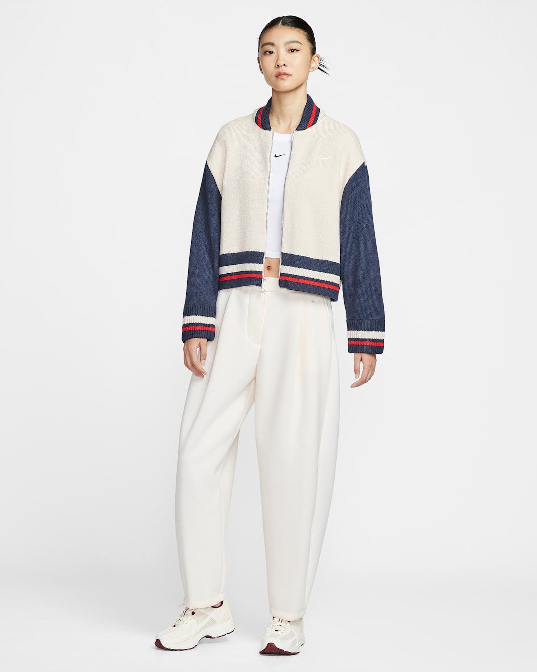 Nike - Áo khoác len thể thao Nữ Nike Sportswear Women's Cardigan