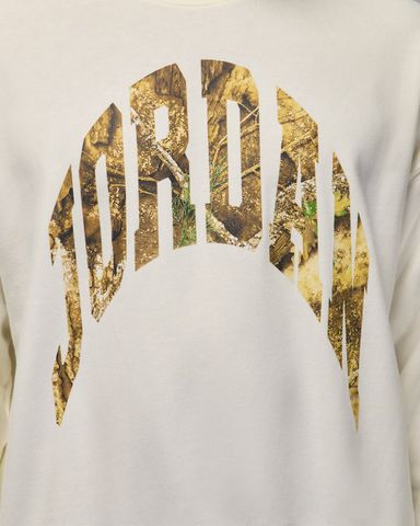 Nike - Áo nỉ tay dài thể thao Nam Jordan Brooklyn Men's French Terry Realtree Crew-Neck Sweatshirt