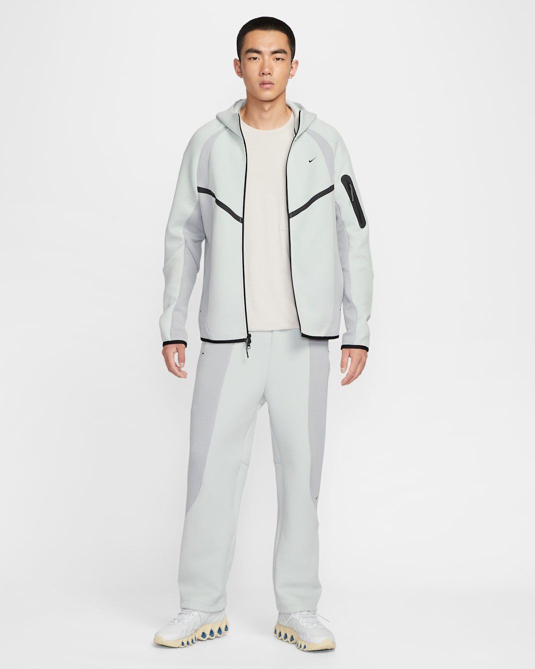 Nike - Áo khoác nỉ thể thao Nam Tech Men's Full-Zip Fleece Windrunner Jacket