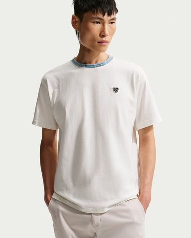 Nike - Áo Tay Ngắn Thể Thao Nam Tartan Men's Loose Golf Top