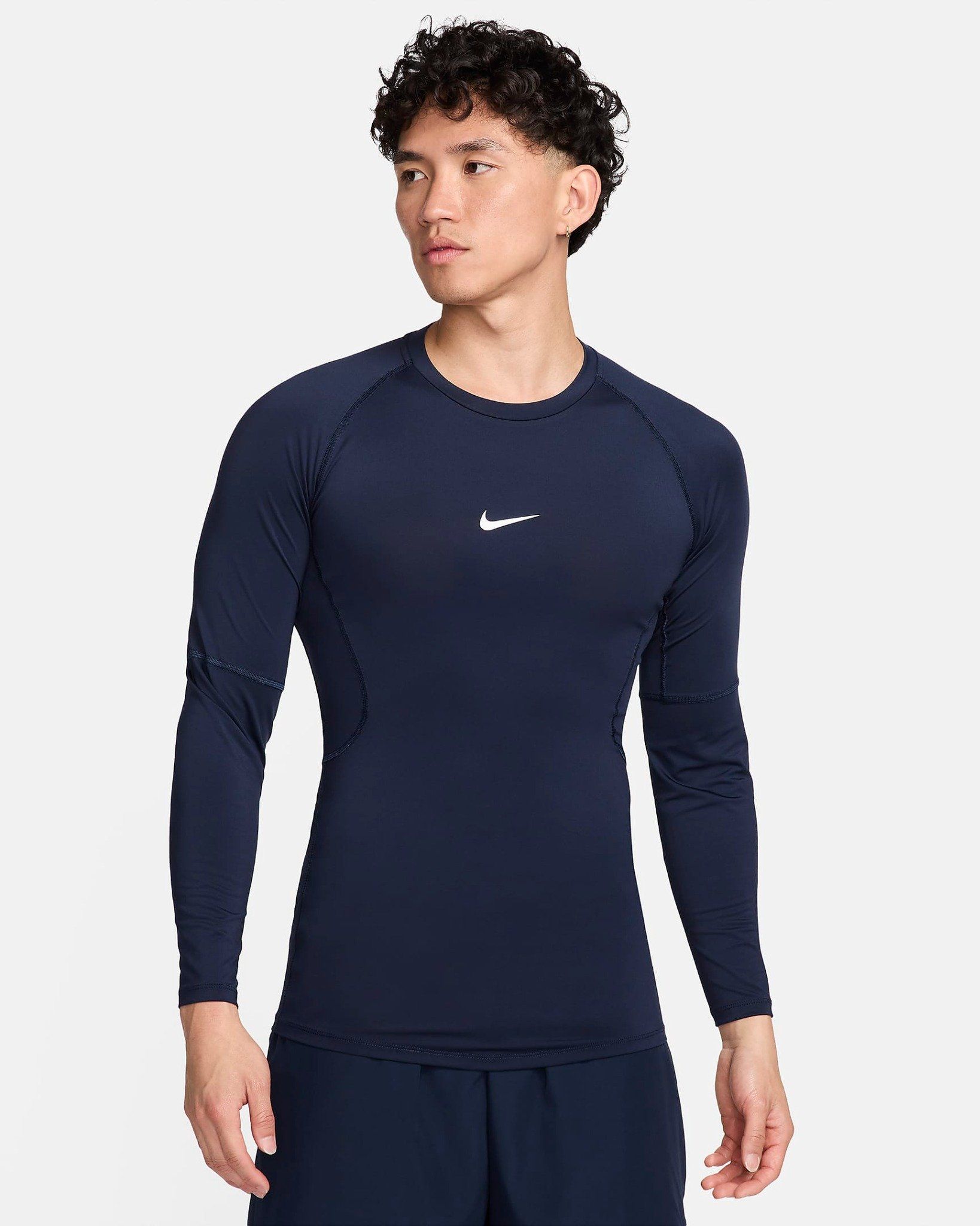 Nike - Áo tay dài thể thao Nam Pro Men's Dri-FIT Tight Long-Sleeve Fitness Top