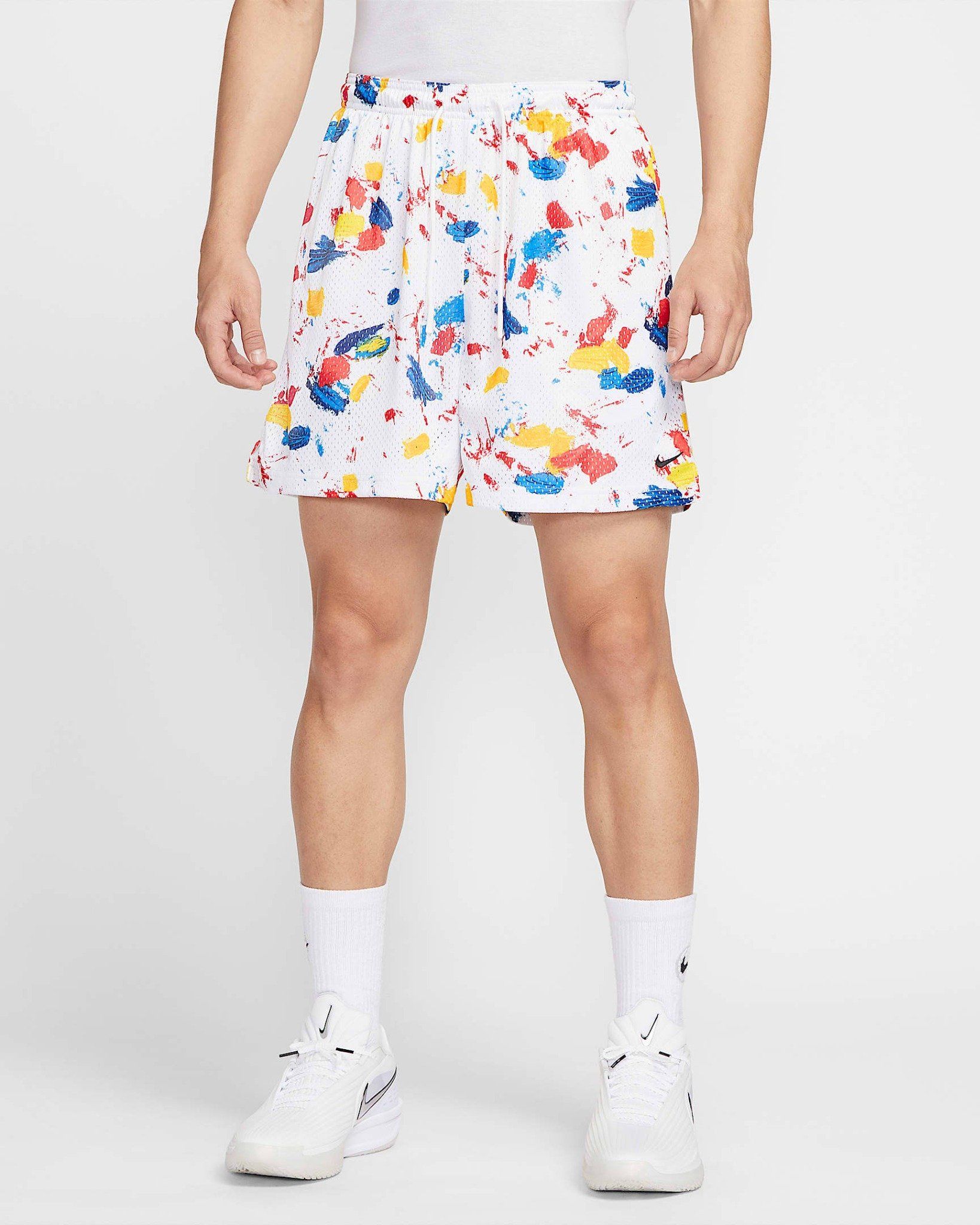 Nike - Quần ngắn thể thao Nam Men's Dri-FIT Training Mesh Basketball Shorts