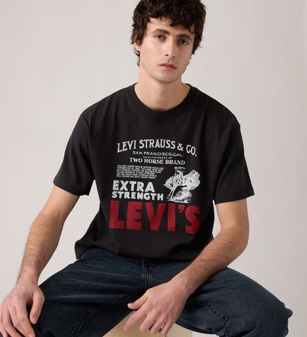 Levi's - Áo thun thời trang nam Men's Graphic Vintage Fit T-Shirt - Medium Indigo