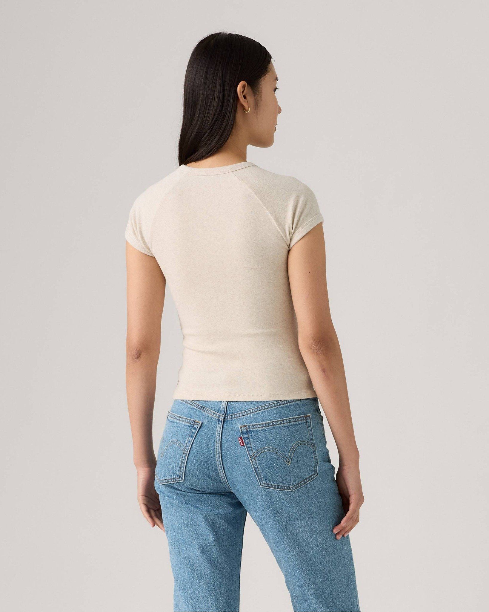 Levi's - Áo thun tay ngắn nữ Levi's® Women's Graphic Riley Raglan Tee