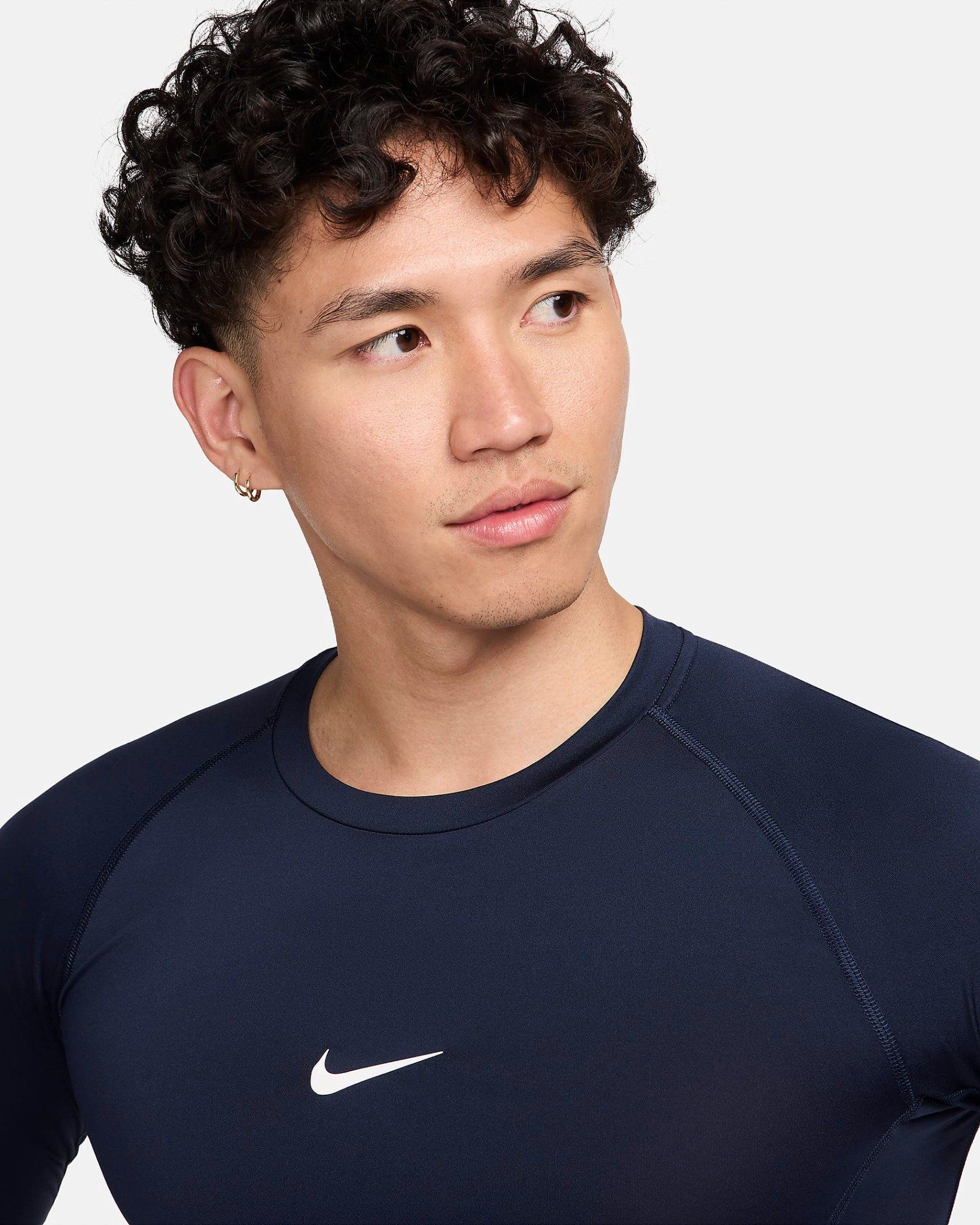 Nike - Áo tay dài thể thao Nam Pro Men's Dri-FIT Tight Long-Sleeve Fitness Top