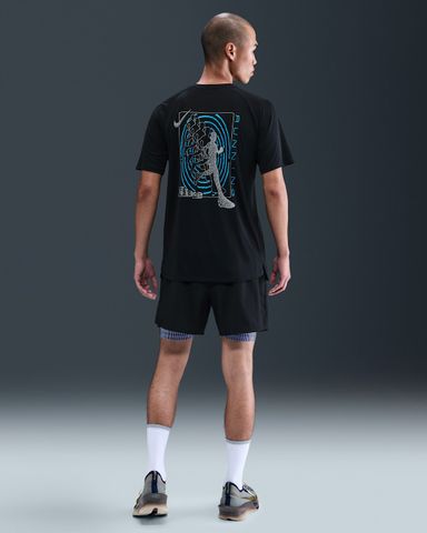 Nike - Áo tay ngắn thể thao Nam Nike Stride Men's Dri-FIT ADV Short-Sleeve Running Top