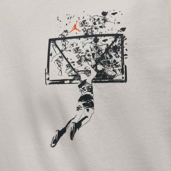 Nike - Áo phông tay ngắn thể thao Nam Jordan Brooklyn Men's Oversized Graphic T-shirt