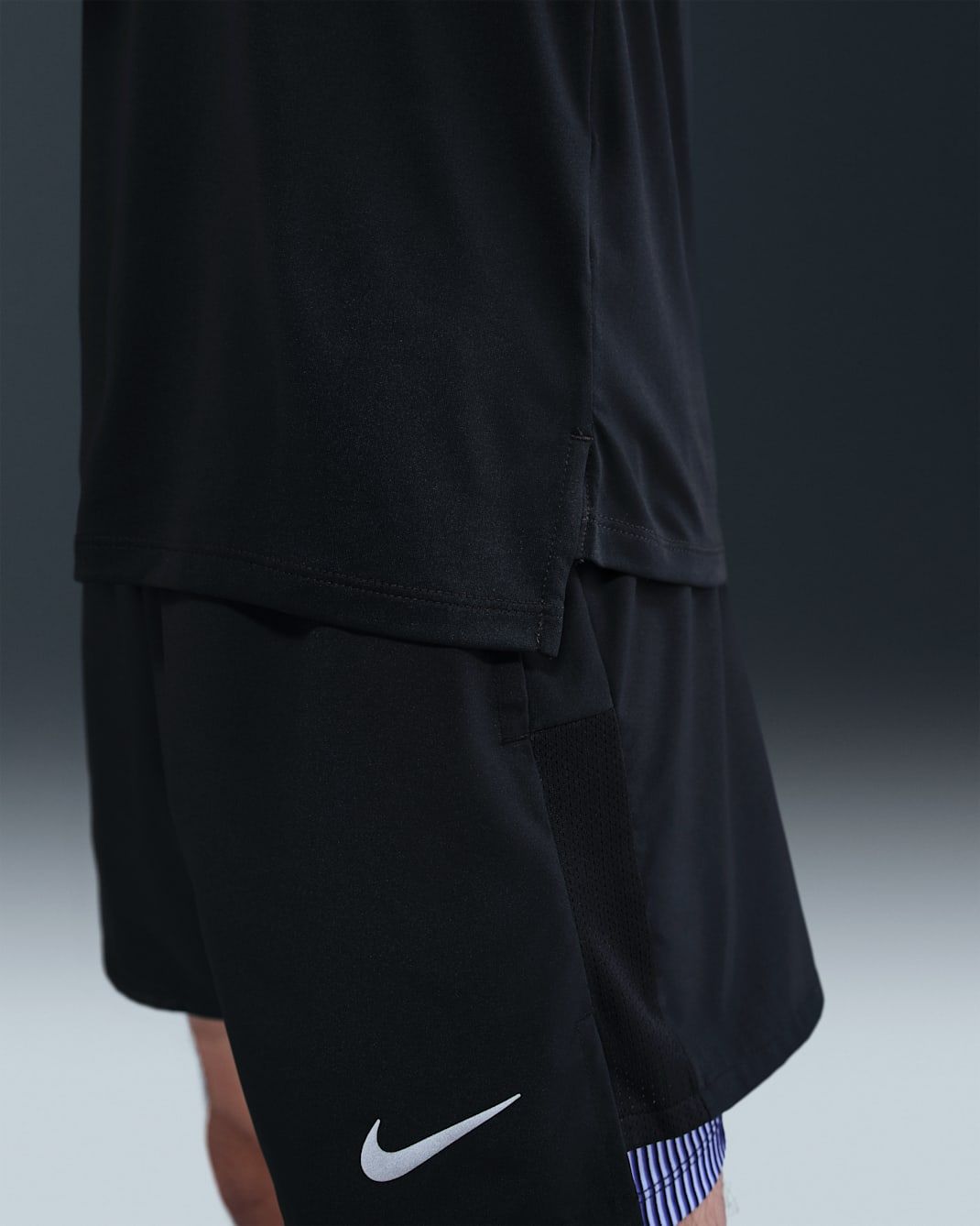 Nike - Áo tay ngắn thể thao Nam Nike Stride Men's Dri-FIT ADV Short-Sleeve Running Top